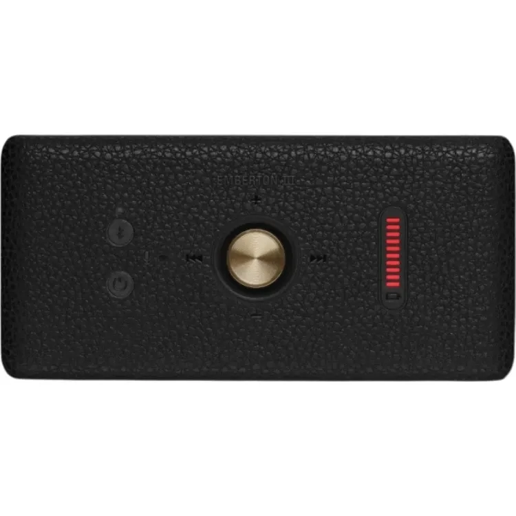 Портативная колонка Marshall Emberton III (Black & Brass | Черный) 2