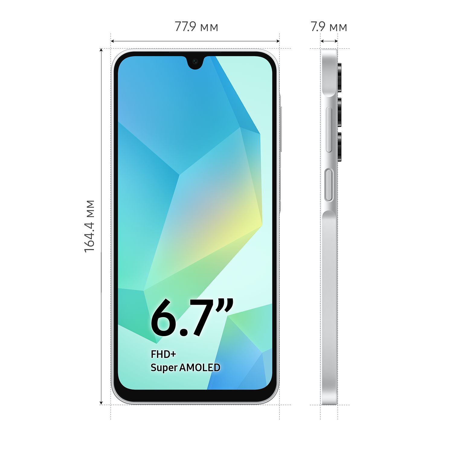 Смартфон Samsung Galaxy A16 | 8/256 ГБ, Серебристый - фото 3