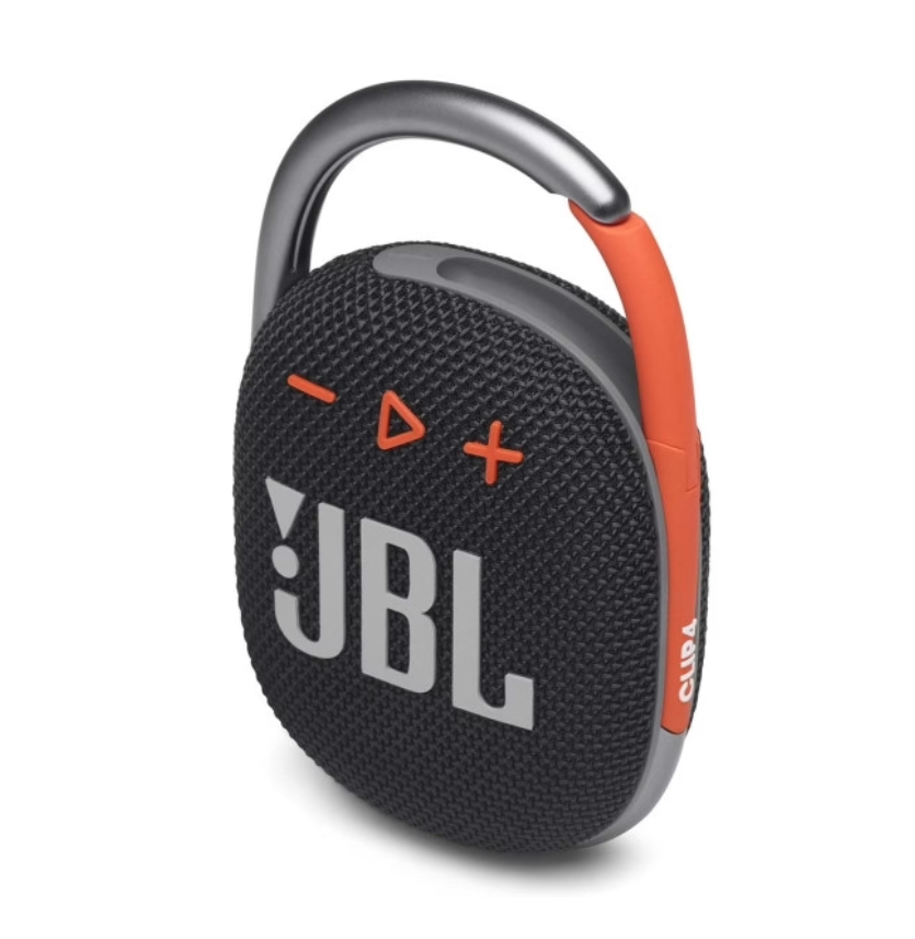 Портативная колонка JBL Clip 4 Black-Orange - фото 2