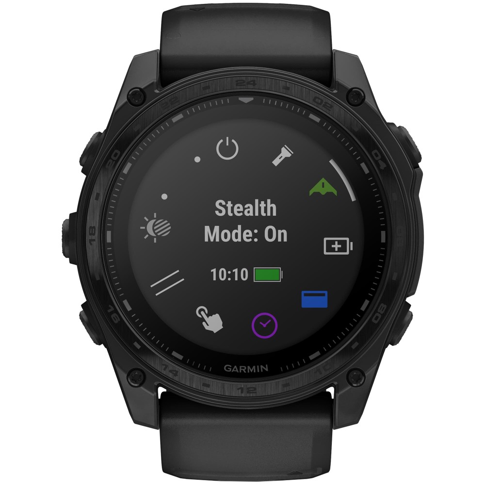 Смарт-часы Garmin Tactix 8 Solar Elite - 51 mm, Черный, черный нейлоновый ремешок 5