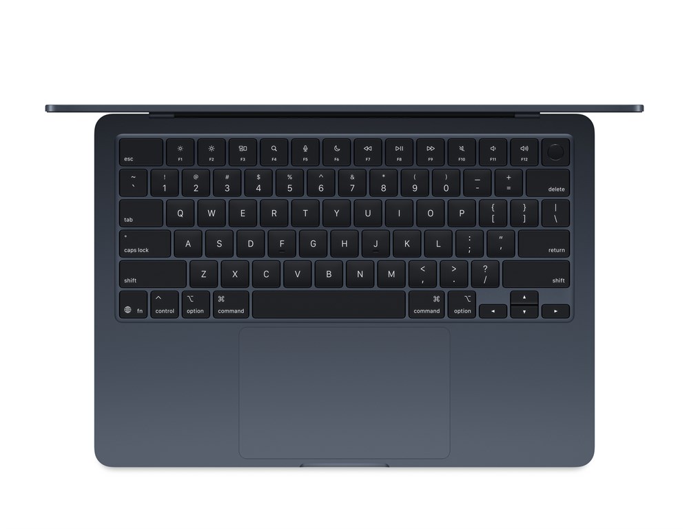 Ноутбук Apple MacBook Air 13" M4 (2025) 10C CPU/10C GPU, 32 ГБ RAM, 1 ТБ SSD, (Midnight black | Тёмная ночь) (Z1GU000KJ; Z1CY0013G) - фото 2