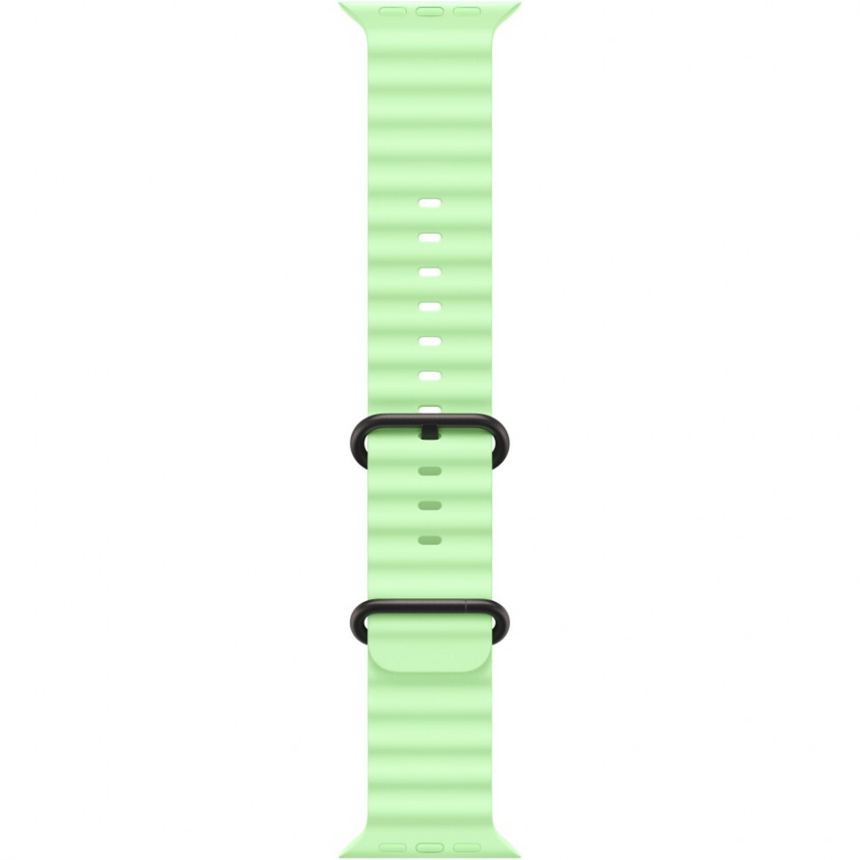 Смарт-часы Apple Watch Ultra 3 - 49 mm Natural Titanium case | ремешок Ocean band | Neon Green - фото 3