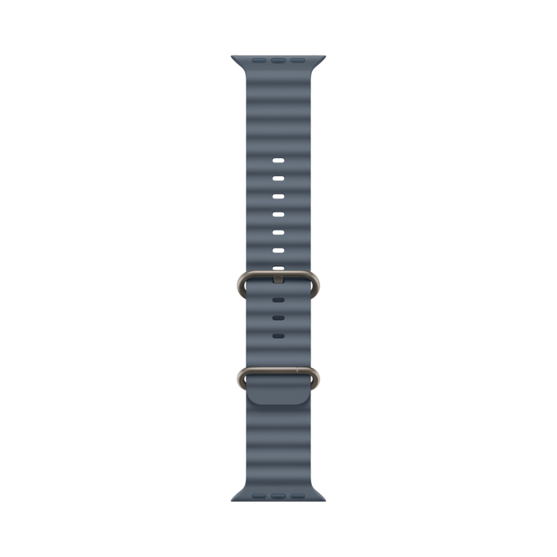Умные часы Apple Watch Ultra 3 49 мм Natural Titanium Alpine Loop Голубой 4