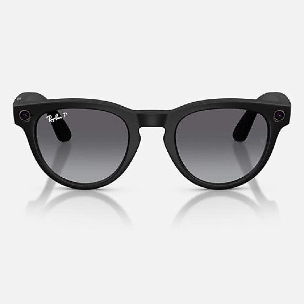 Умные очки Ray-Ban Meta Headliner Gen 2 RW4013 (матовая чёрная оправа, линзы поляризованные графитовый градиент) 4