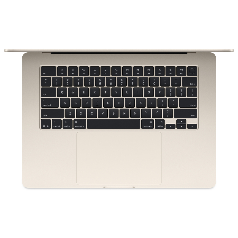 Ноутбук Apple MacBook Air 15" M4 (2025) 10C CPU/10C GPU, 16 ГБ RAM, 256 ГБ SSD, (Starlight | Сияющая звезда) - фото 2