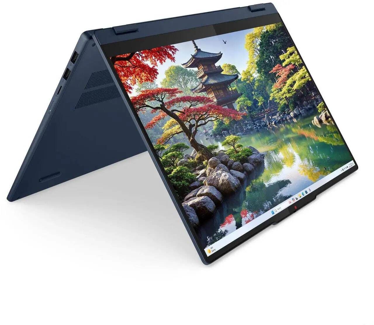 Ноутбук Lenovo IdeaPad 5 2-in-1 16 83KU0003US (AMD Ryzen AI 5 340, 16ГБ RAM, 512 ГБ SSD) Синий - фото 2