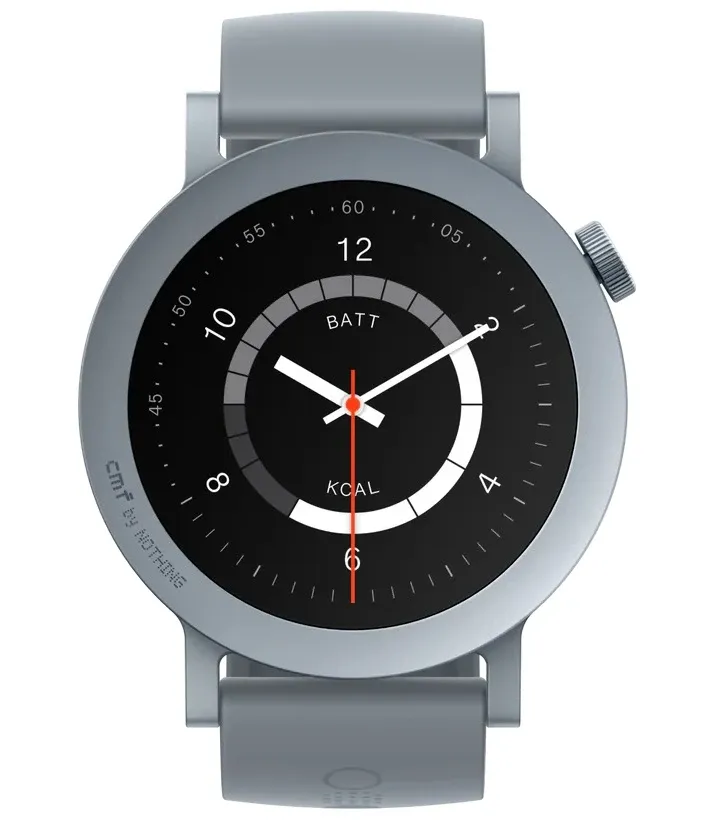 Смарт-часы CMF by Nothing Watch Pro 2 - пепельно-серый безель, пепельно-серый силиконовый ремешок