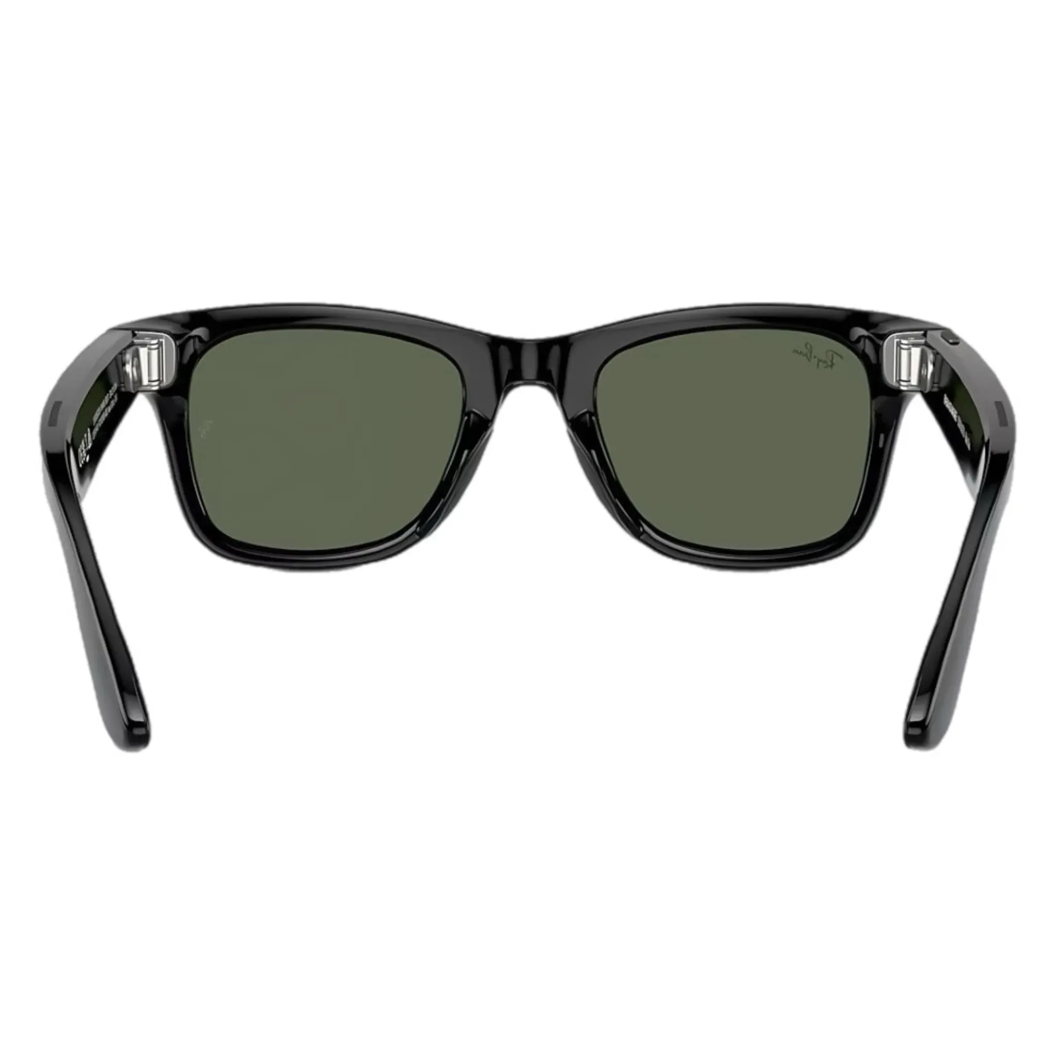 Умные очки Ray-Ban Meta Wayfarer RW4006 (Глянцевая чёрная оправа, линзы прозрачные), размер M - фото 2