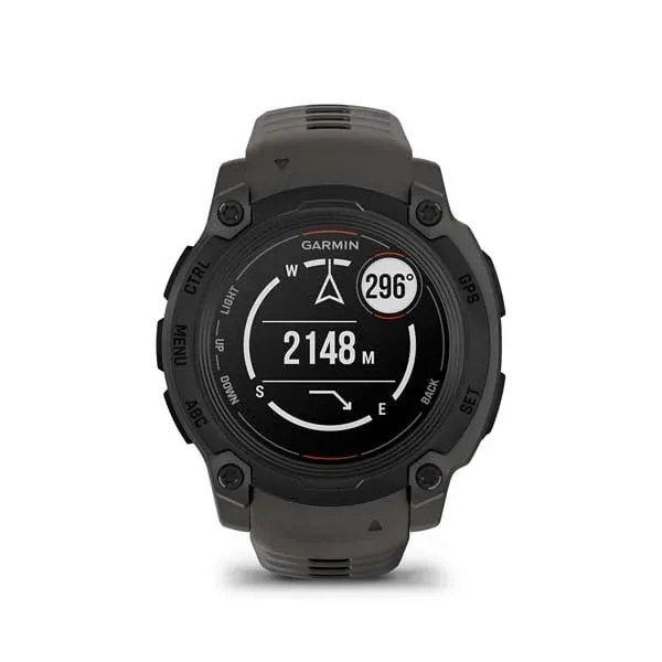 Смарт-часы Garmin Instinct E - 40 mm, Черный, угольно-черный силиконовый ремешок - фото 2