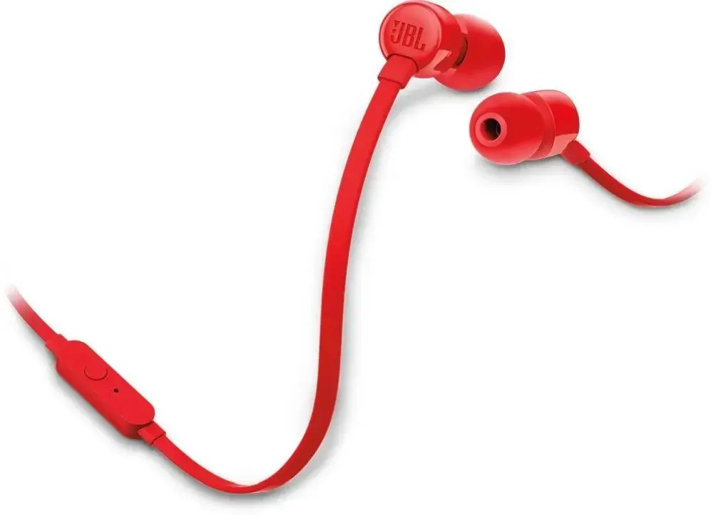 Наушники JBL Tune 110, 3.5 мм, внутриканальные, цвет Красный - фото 3