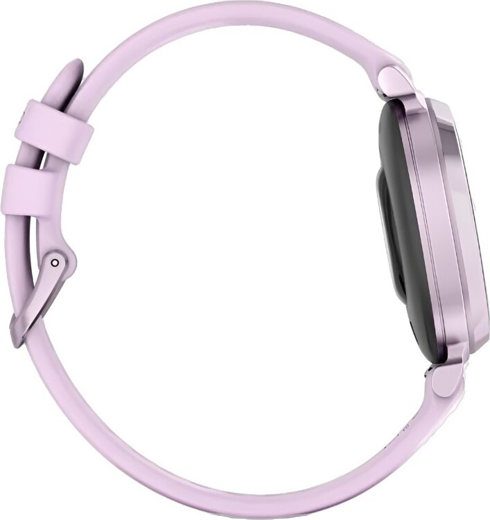 Смарт-часы Garmin Lily 2 - 35 mm, безель лилового цвета, лиловый силиконовый ремешок 5