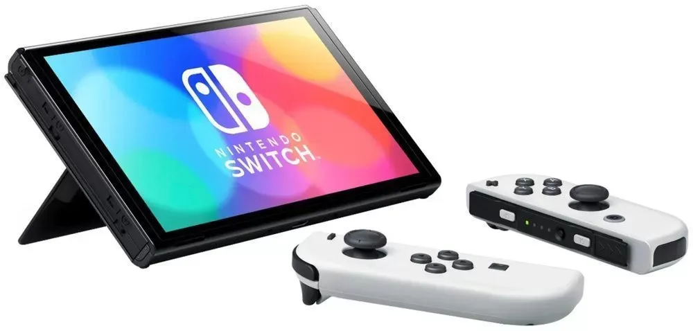 Игровая приставка Nintendo Switch OLED 64Gb, белый (White) - фото 3