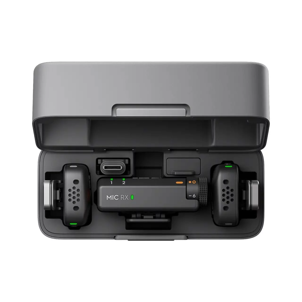 Комплект беспроводных микрофонов DJI Mic Mini (2 TX + 1 RX + Зарядный футляр) 4