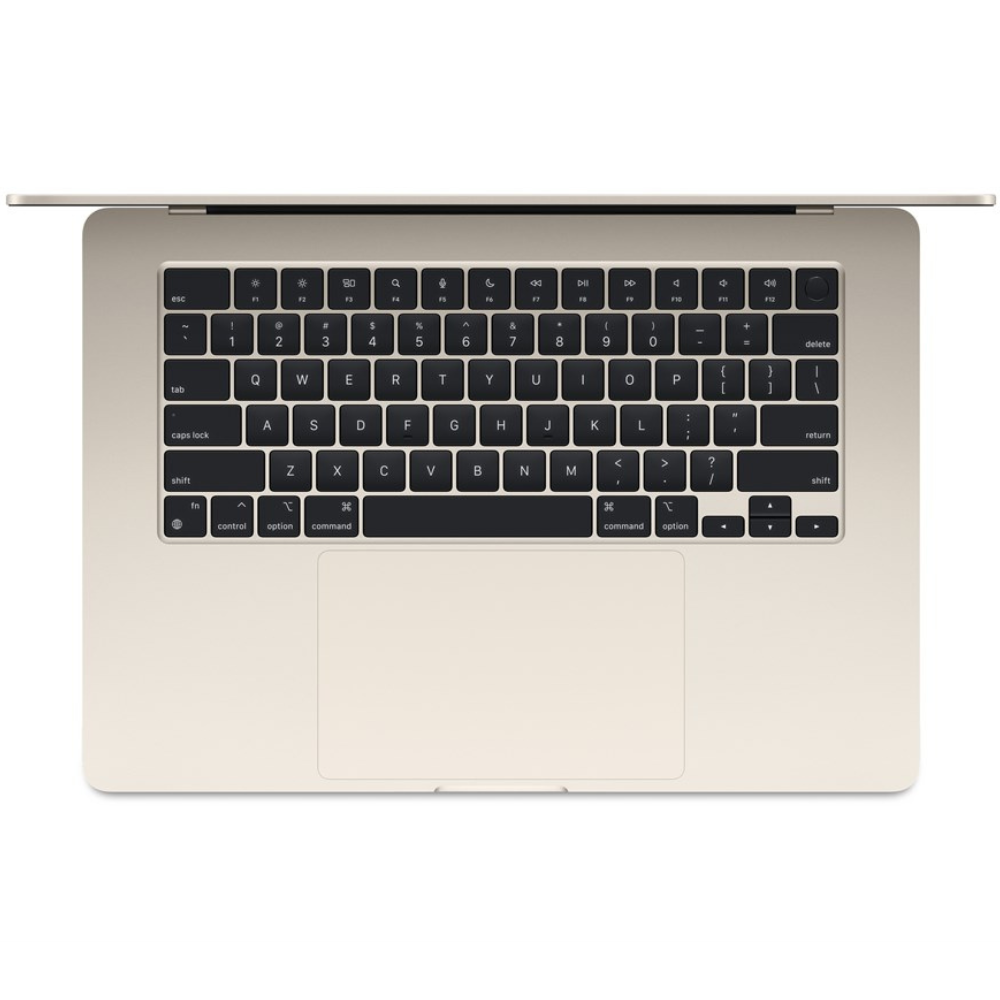 Ноутбук Apple MacBook Air 15" M3 (2024) 8C CPU/10C GPU, 24 ГБ RAM, 2 ТБ SSD, (Starlight | Сияющая звезда) (Z1GF0007V; Z1GF00191) - фото 2