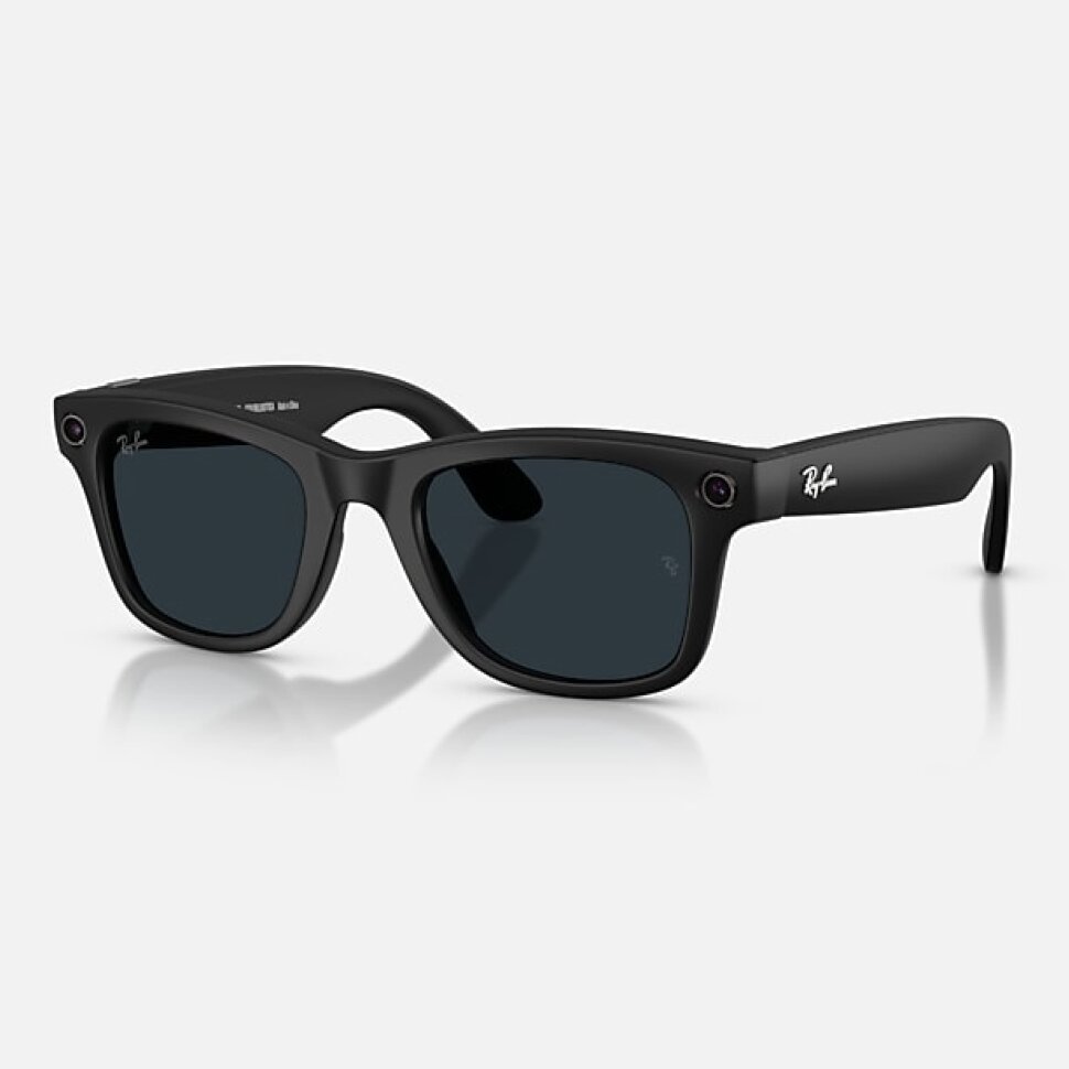 Умные очки Ray-Ban Meta Wayfarer Gen 2 RW4012 (матовая чёрная оправа, линзы с серым автозатемнением), размер M 2