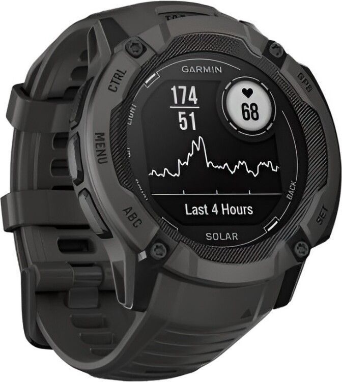 Смарт-часы Garmin Instinct 2X Solar Standard Edition - 50 mm, Черный - фото 3