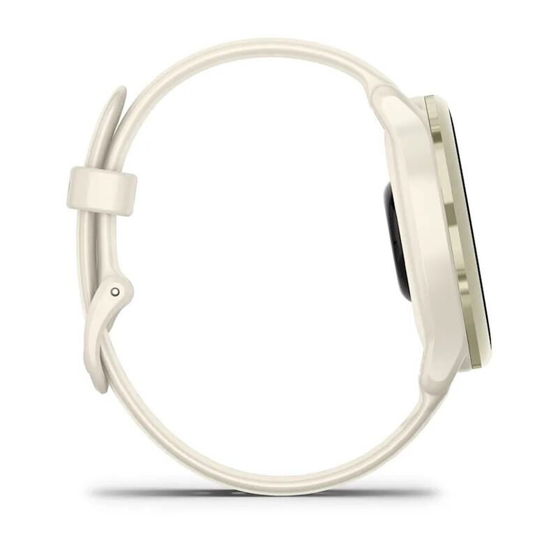 Смарт-часы Garmin Vivoactive 6 - 42 mm, Лунно-золотистый, силиконовый ремешок цвета слоновой кости 5