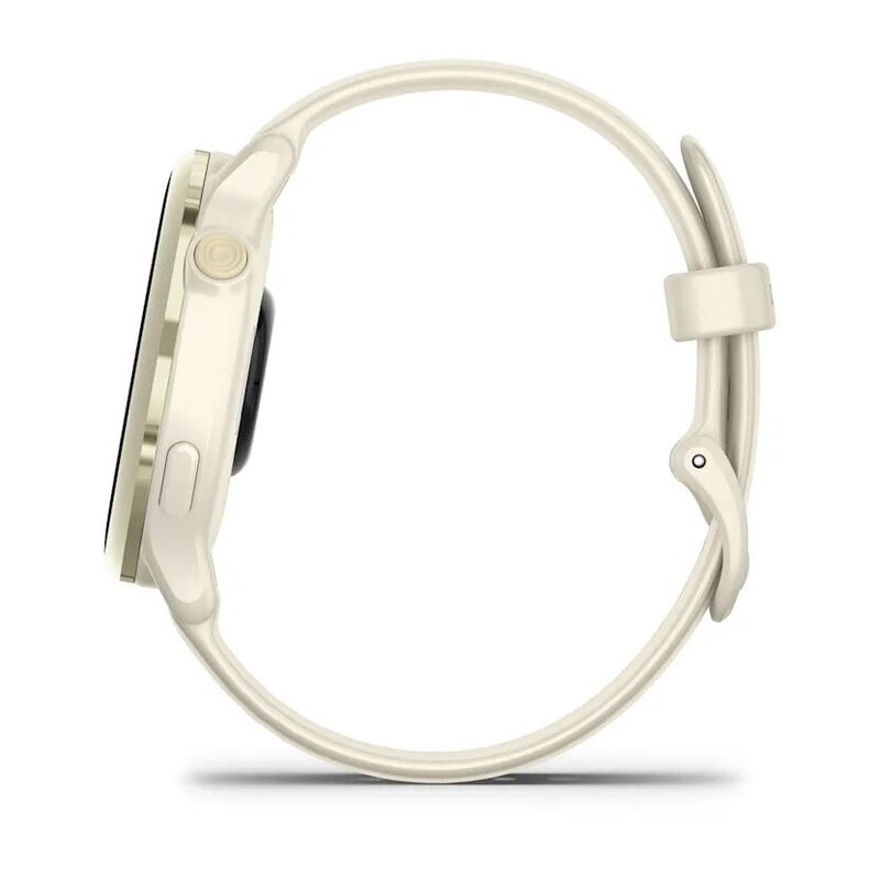 Смарт-часы Garmin Vivoactive 6 - 42 mm, Лунно-золотистый, силиконовый ремешок цвета слоновой кости 8