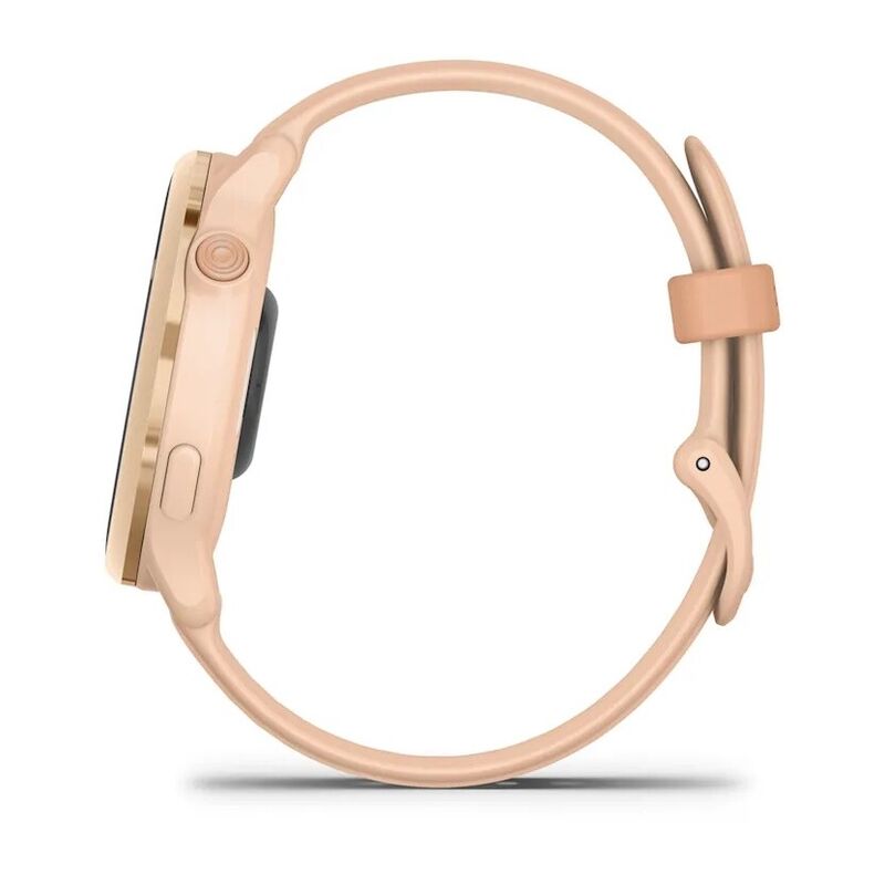 Смарт-часы Garmin Vivoactive 6 - 42 mm, Нежно-розовый, нежно-розовый силиконовый ремешок 7