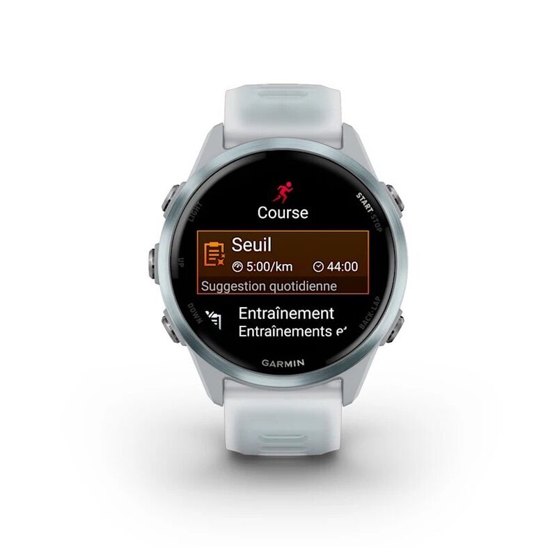 Смарт-часы Garmin Forerunner 570 - 42 mm, Облачно-голубой алюминий с облачно-голубым ремешком - фото 2