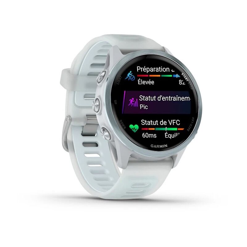 Смарт-часы Garmin Forerunner 570 - 42 mm, Облачно-голубой алюминий с облачно-голубым ремешком - фото 3