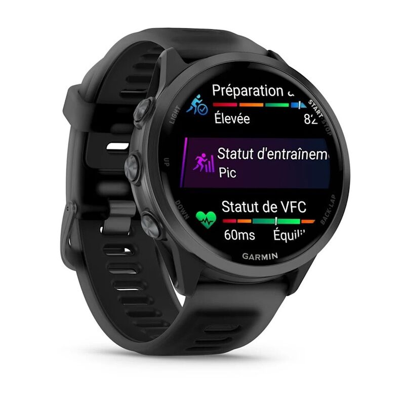 Смарт-часы Garmin Forerunner 570 - 47 mm, Сланцево-серый алюминий с черным ремешком - фото 3