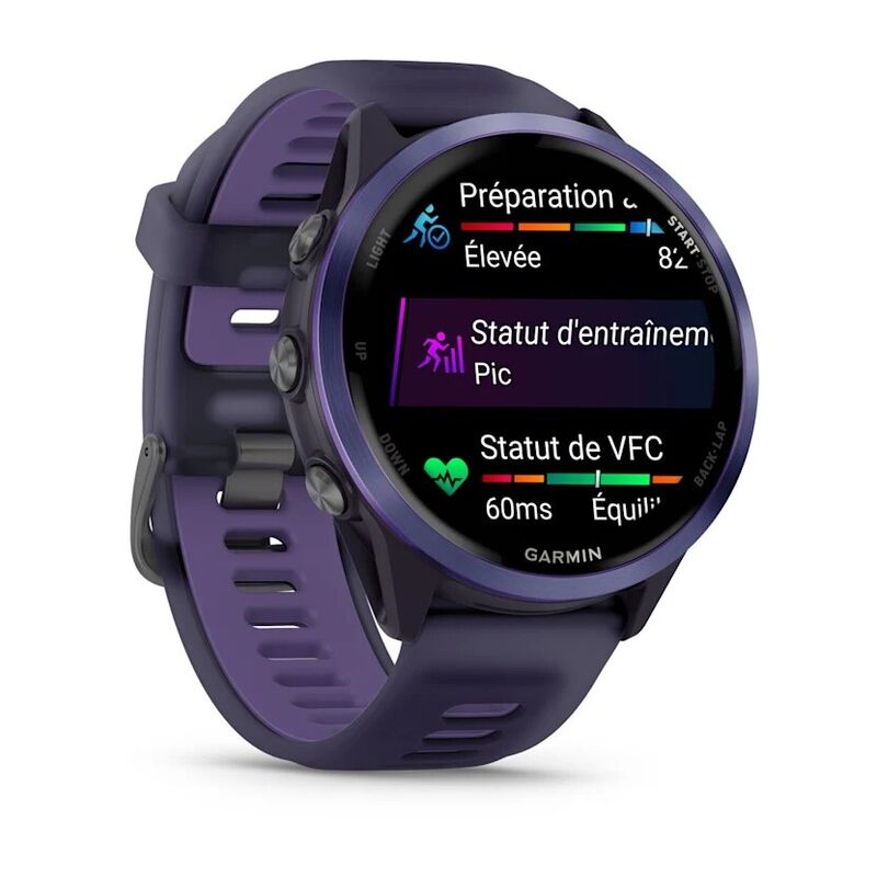 Смарт-часы Garmin Forerunner 570 - 47 mm, Индиго алюминий с ремешком цвета фиолетового индиго 3
