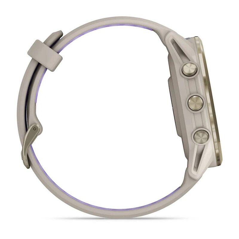 Смарт-часы Garmin Forerunner 970 - 47 mm, Золотистый, титановый безель, серый с индиго ремешок (010-02969-02) 5