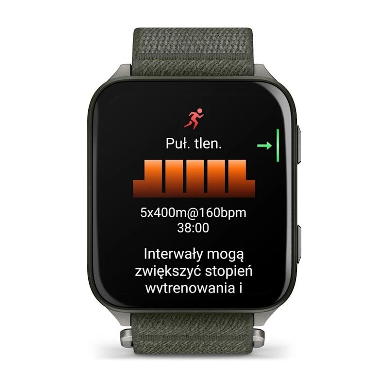 Смарт-часы Garmin Venu X1 - 51 mm, цвет Мха с серой титановой крышкой, черный нейлоновый ремешок 5