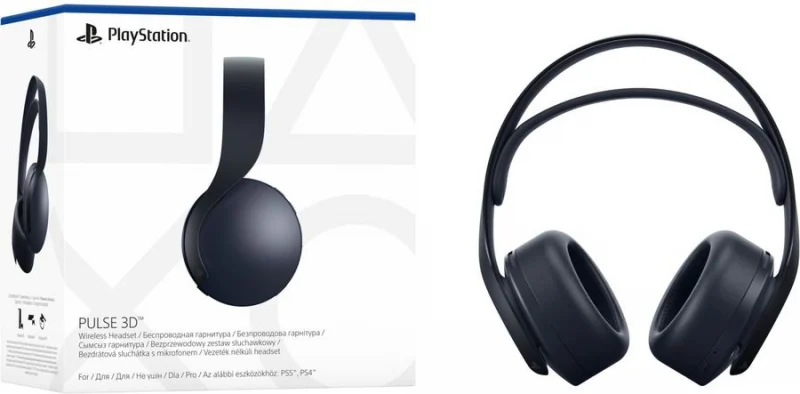 Наушники с микрофоном Sony PULSE 3D, полуночный чёрный (Midnight Black) - фото 3