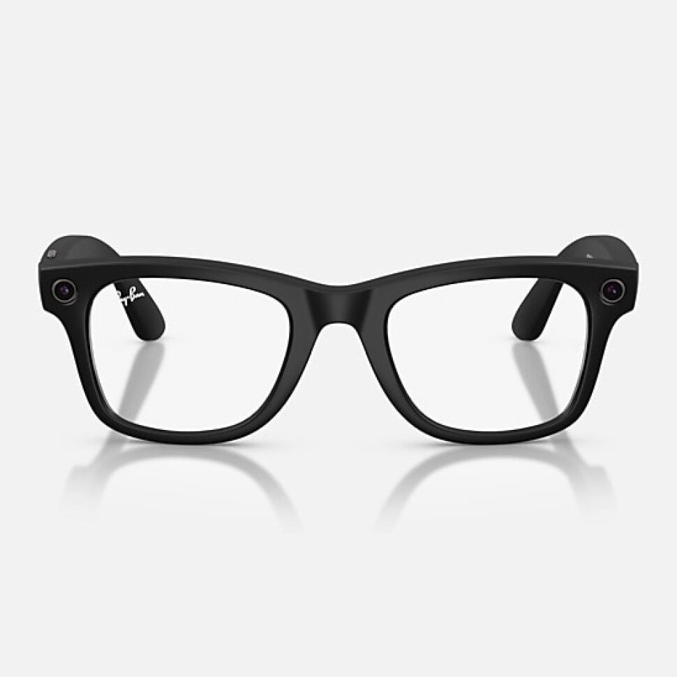 Умные очки Ray-Ban Meta Wayfarer Gen 2 RW4012 (матовая чёрная оправа, линзы с серым автозатемнением), размер M 3