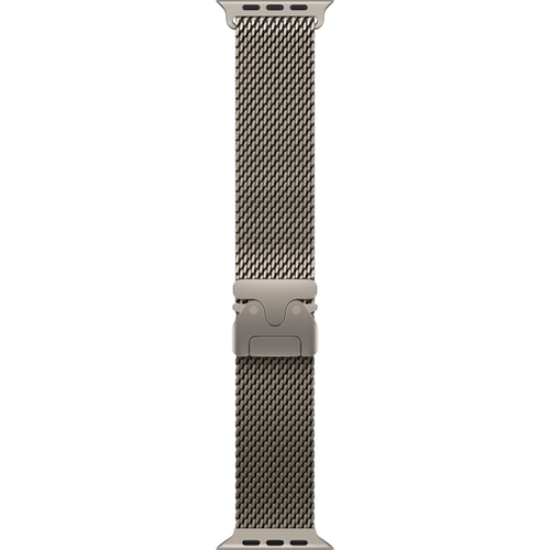 Смарт-часы Apple Watch Ultra 2 (2024) - 49 mm Natural Titanium case | ремешок Titanium Milanese Loop цвета Natural Titanium, размер L - фото 3
