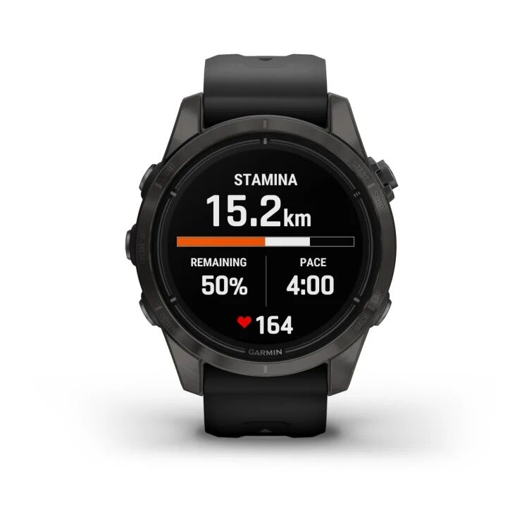 Смарт-часы Garmin Epix Pro (Gen 2) Sapphire Edition - 42 mm, Титановый, угольно-серый безель с DLC-покрытием, черный ремешок 9