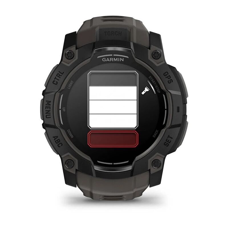 Смарт-часы Garmin Instinct 3 - 50 mm, Amoled, Черный, угольно-черный ремешок 6