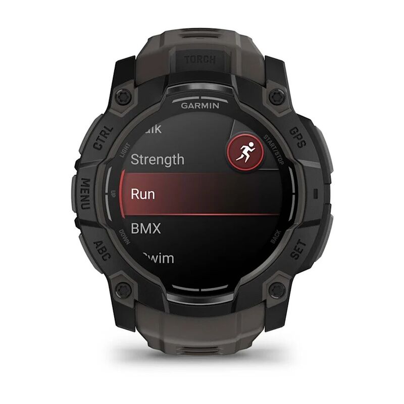 Смарт-часы Garmin Instinct 3 - 50 mm, Amoled, Черный, угольно-черный ремешок - фото 2