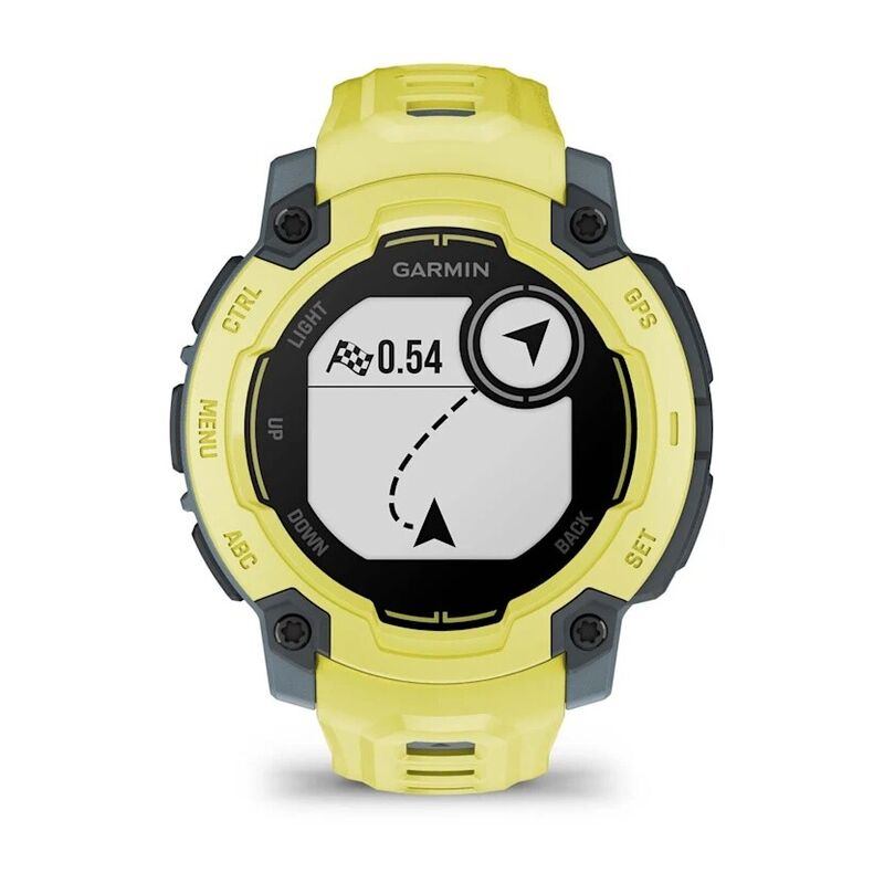 Смарт-часы Garmin Instinct E - 45 mm, Лаймовый, лаймовый силиконовый ремешок 4