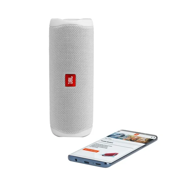 Беспроводная акустика JBL Flip 5 Steel white 6