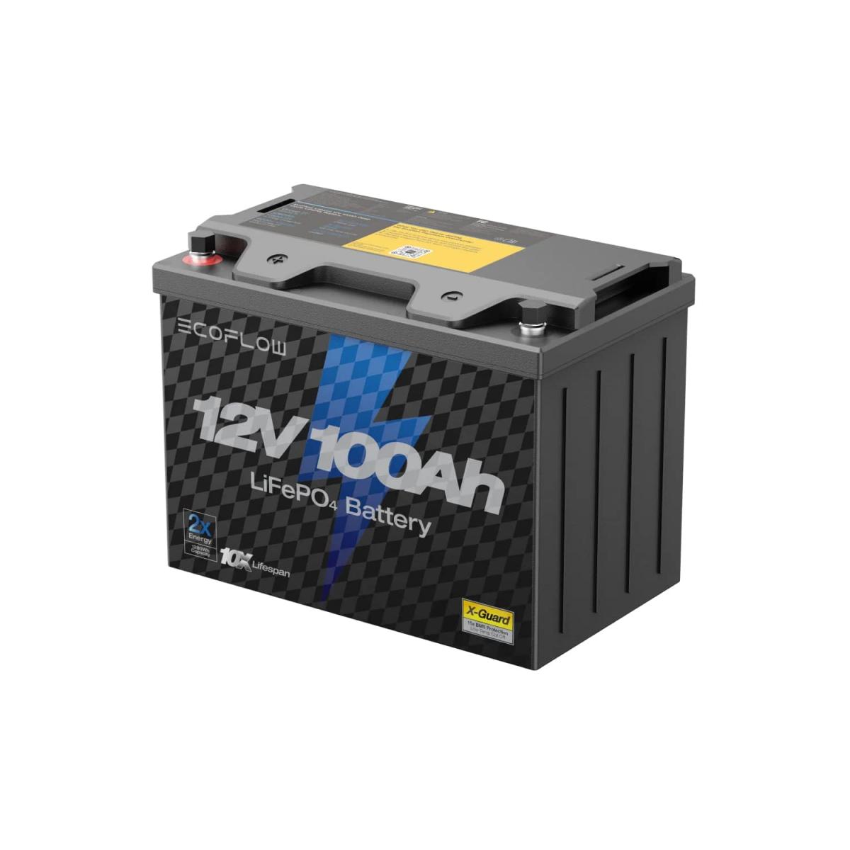 Тяговый аккумулятор EcoFlow 12 В 100 Ач LiFePO4 литиевый - фото 3