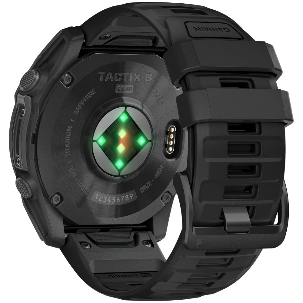 Смарт-часы Garmin Tactix 8 Solar Elite - 51 mm, Черный, черный нейлоновый ремешок - фото 3