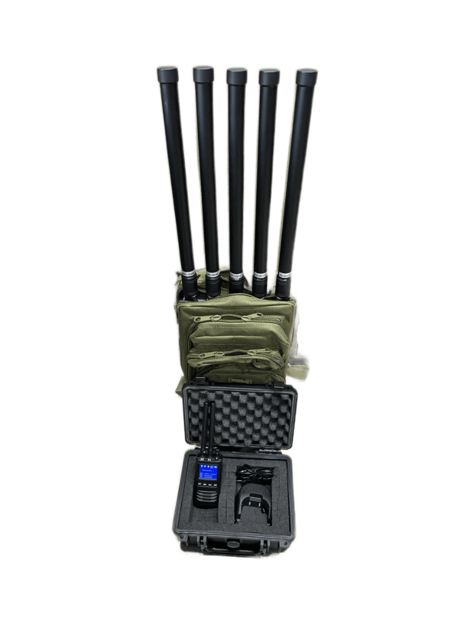 Комплекс РЭБ "Малыш - 5" 200W (тип рюкзак) + Детектор БПЛА