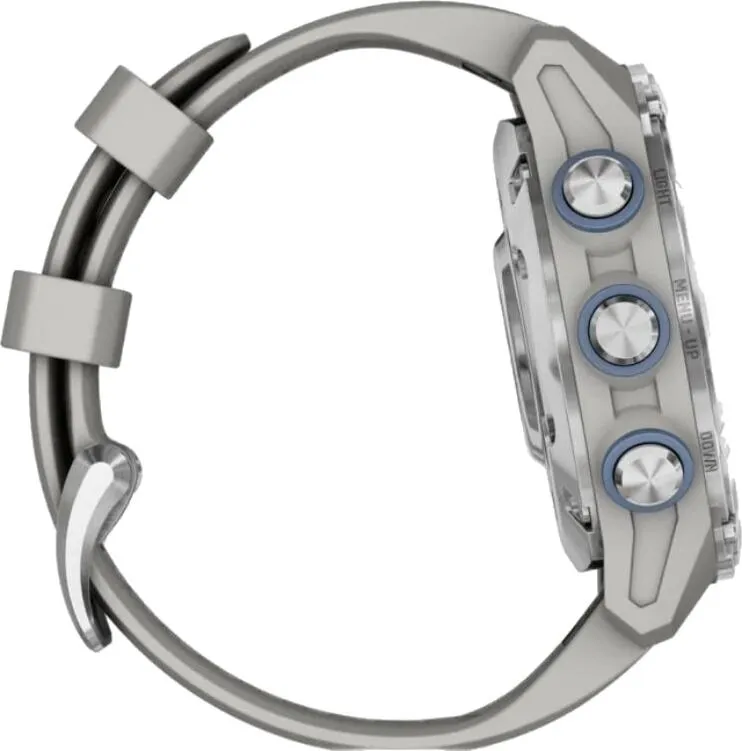 Смарт-часы Garmin Descent Mk3 - 43 mm, Дымчато-серый, силиконовый ремешок 5