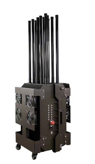 Подавитель дронов "Гром" 14 каналов 800W, Металлический кейс 5