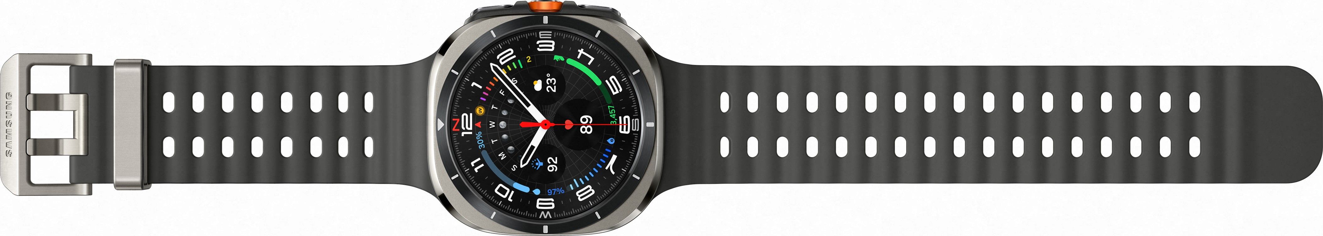 Смарт-часы Samsung Galaxy Watch Ultra (2025) - 47 mm (SM-L705) Titanium Silver (черный ремешок) 6