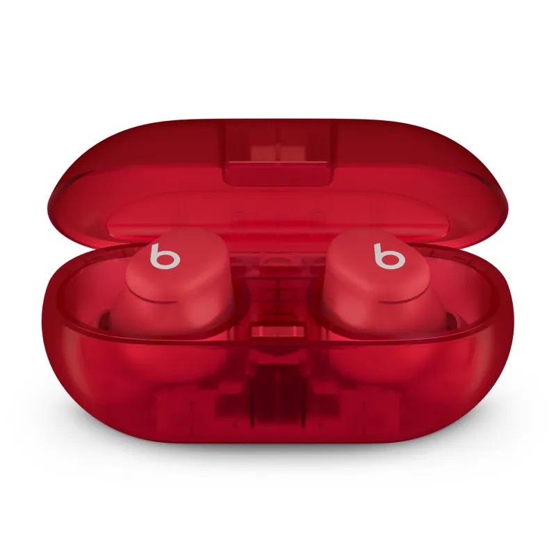 Беспроводные наушники Beats Solo Buds Прозрачный красный 3