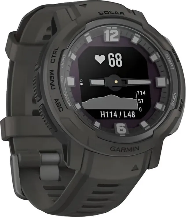 Смарт-часы Garmin Instinct Crossover Standard Edition - 45 mm, Черный - фото 3