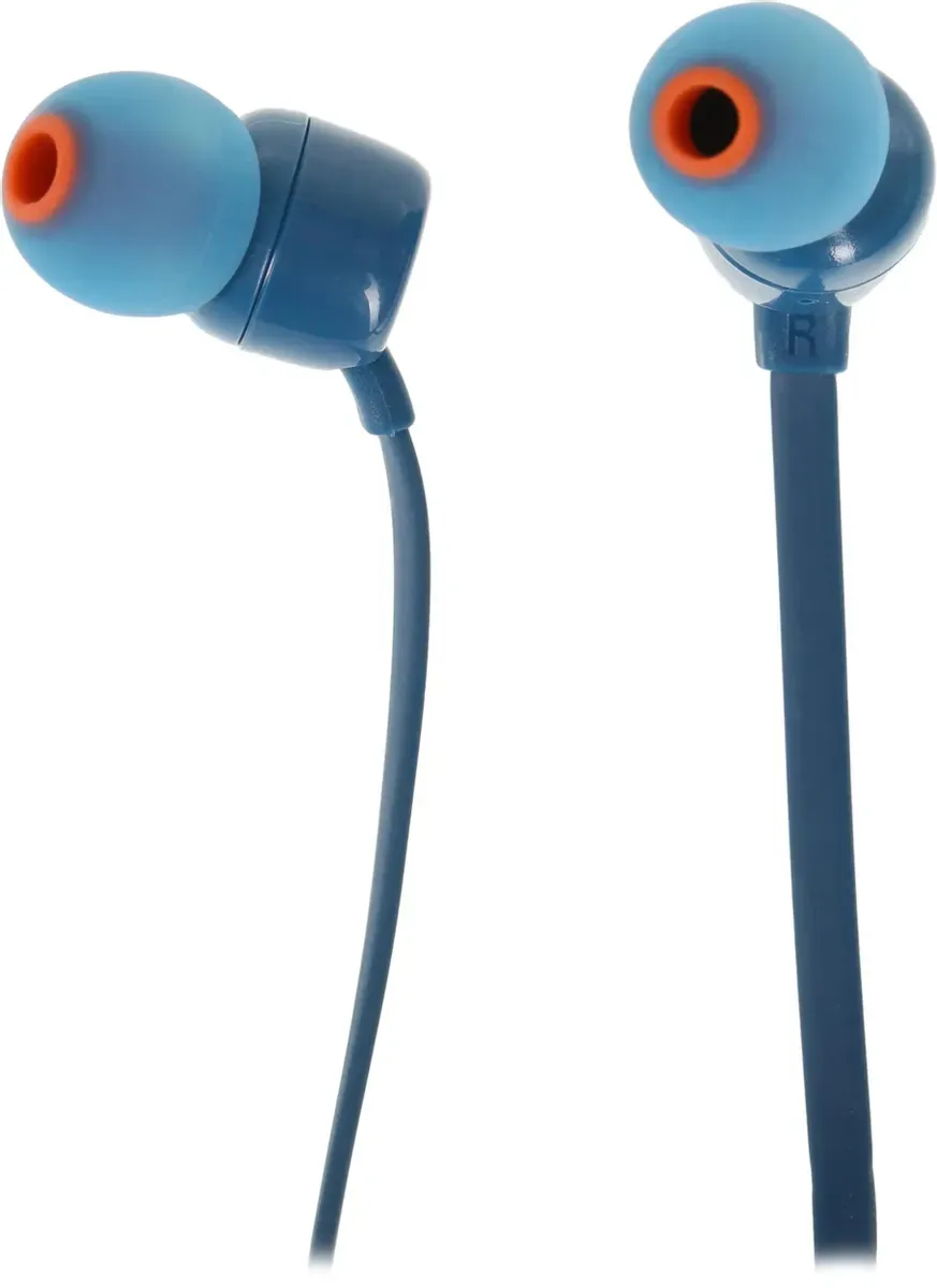 Наушники JBL Tune 110, 3.5 мм, внутриканальные, цвет Синий - фото 3