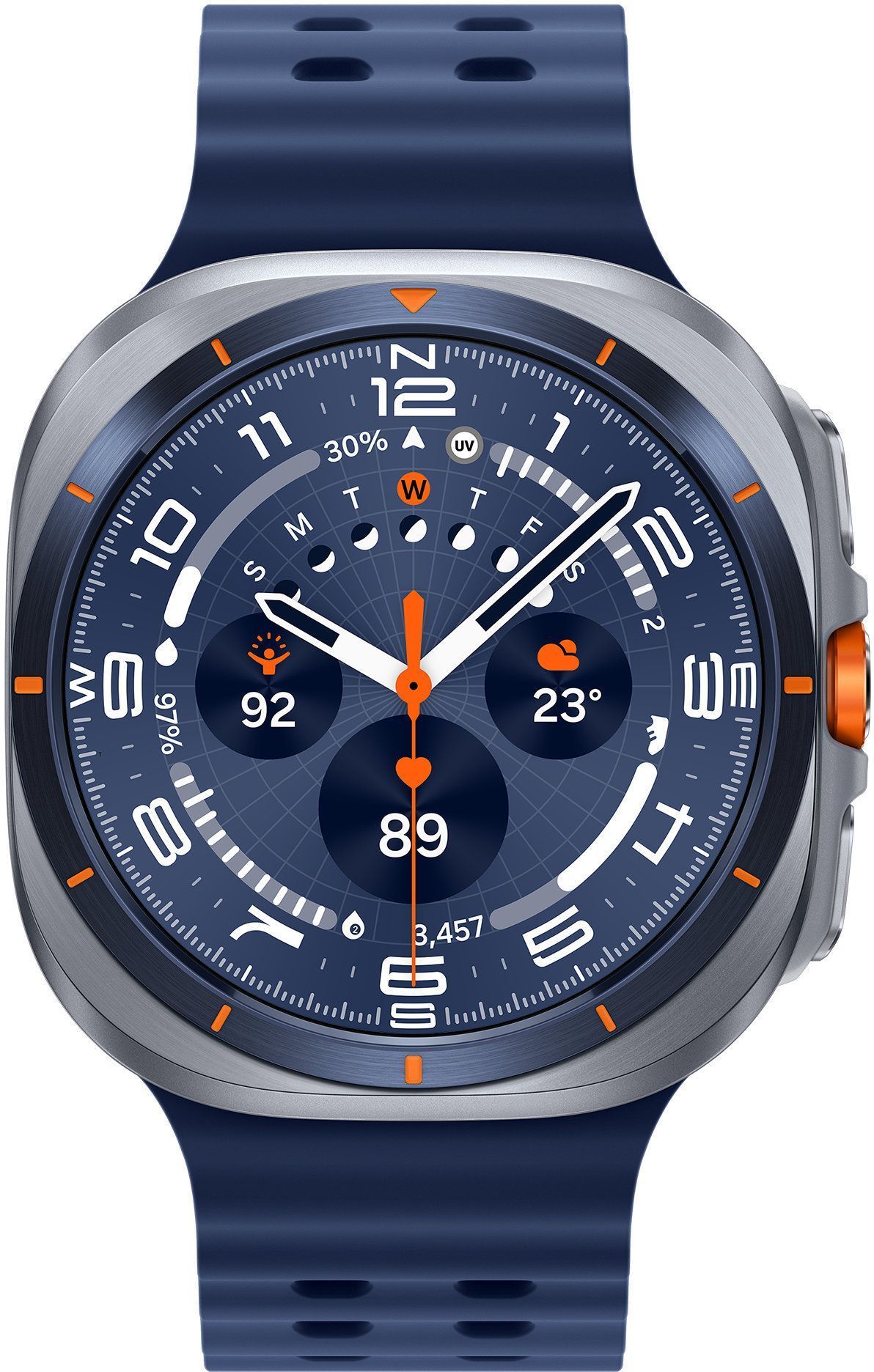 Смарт-часы Samsung Galaxy Watch Ultra (2025) - 47 mm (SM-L705) Titanium Blue (синий ремешок) 5