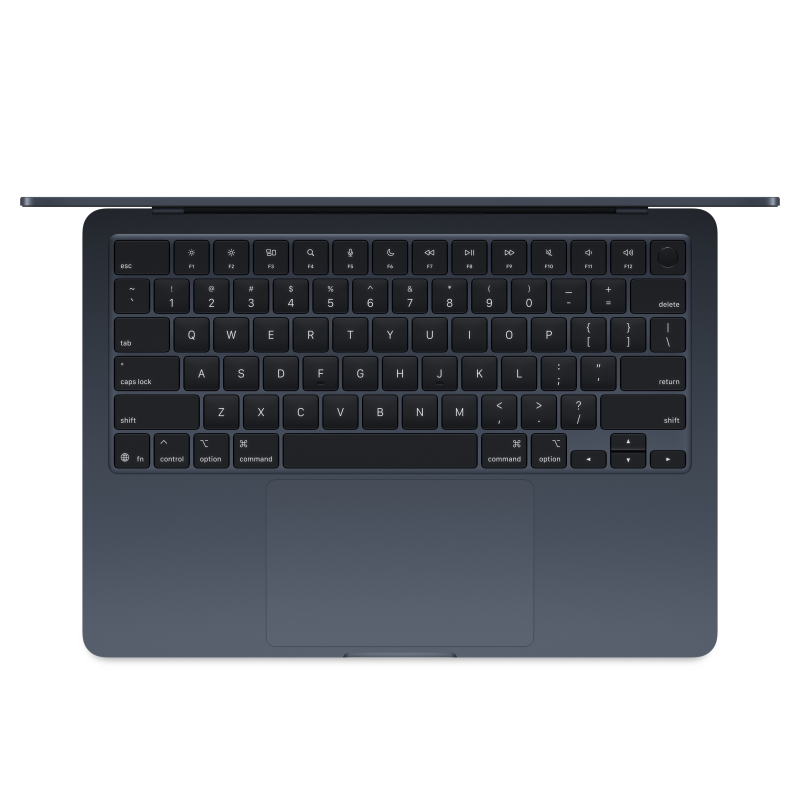 Ноутбук Apple MacBook Air 13" M4 (2025) 10C CPU/10C GPU, 24 ГБ RAM, 2 ТБ SSD, Midnight, Z1CY000ZD - фото 2