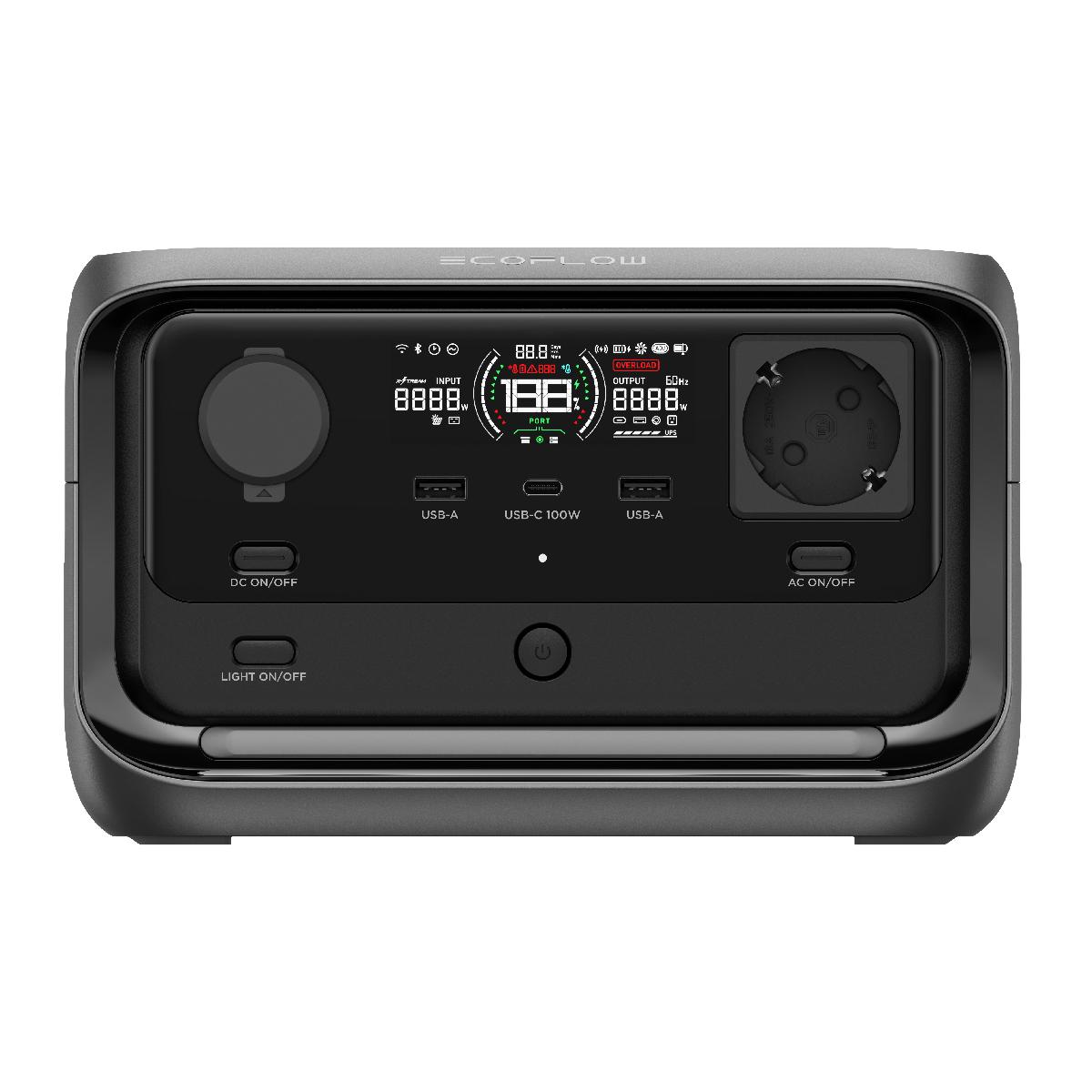 Портативная зарядная станция EcoFlow RIVER 3 Plus (286 Втч) - фото 2