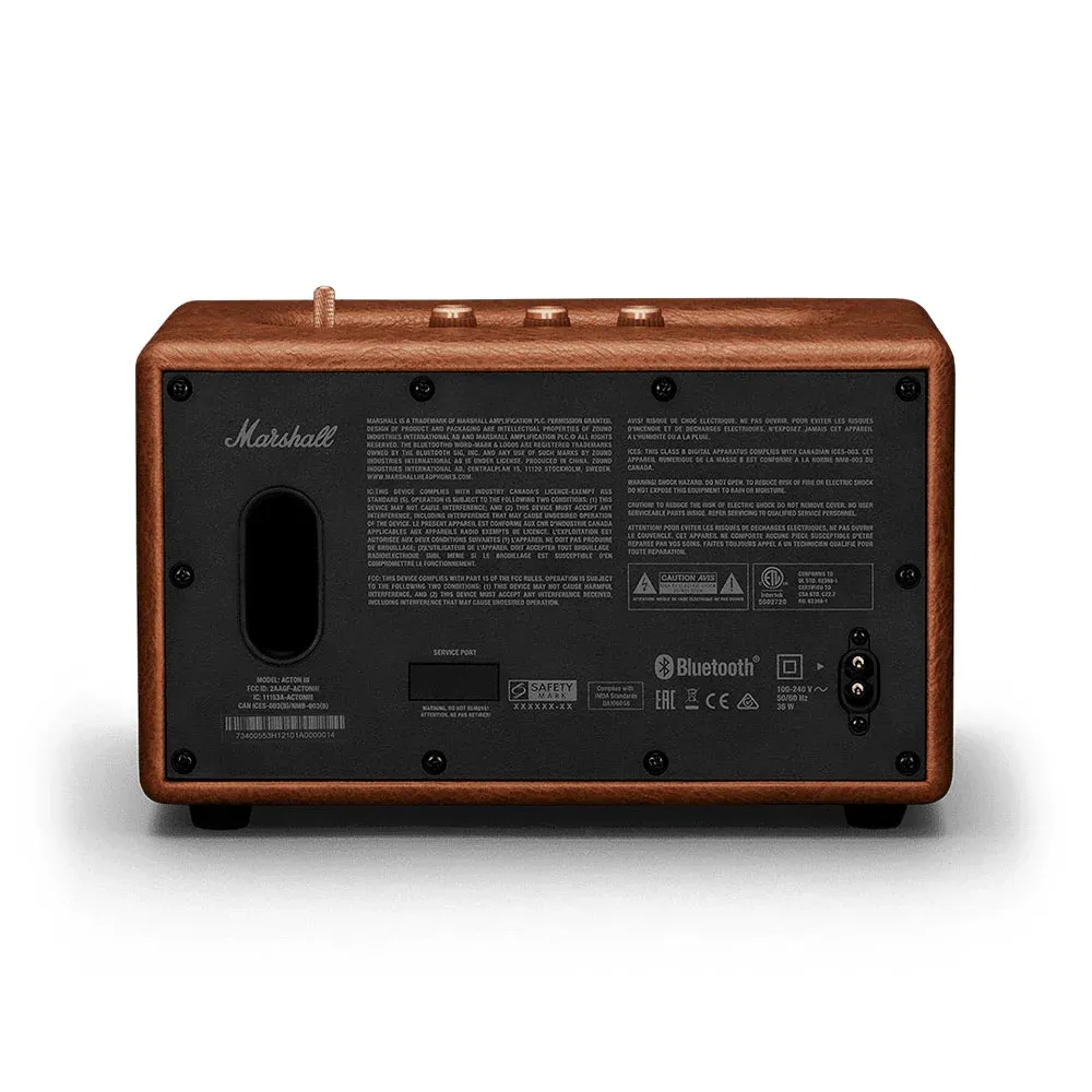 Аудиосистема Marshall Acton BT III, Коричневый 4
